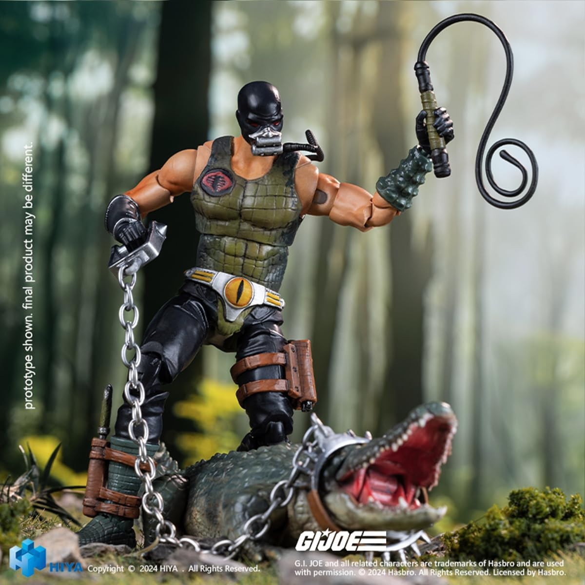 HIYA TOYS - Mini serie Exquisite 1/18 - G.I.Joe - Croc Master & Fiona