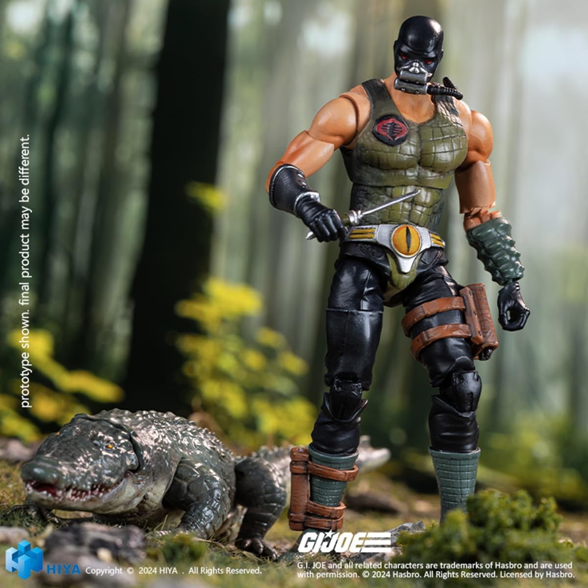 HIYA TOYS - Mini serie Exquisite 1/18 - G.I.Joe - Croc Master & Fiona