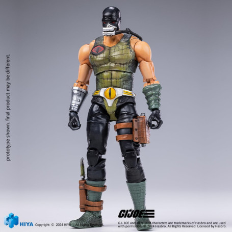 HIYA TOYS - Mini serie Exquisite 1/18 - G.I.Joe - Croc Master & Fiona