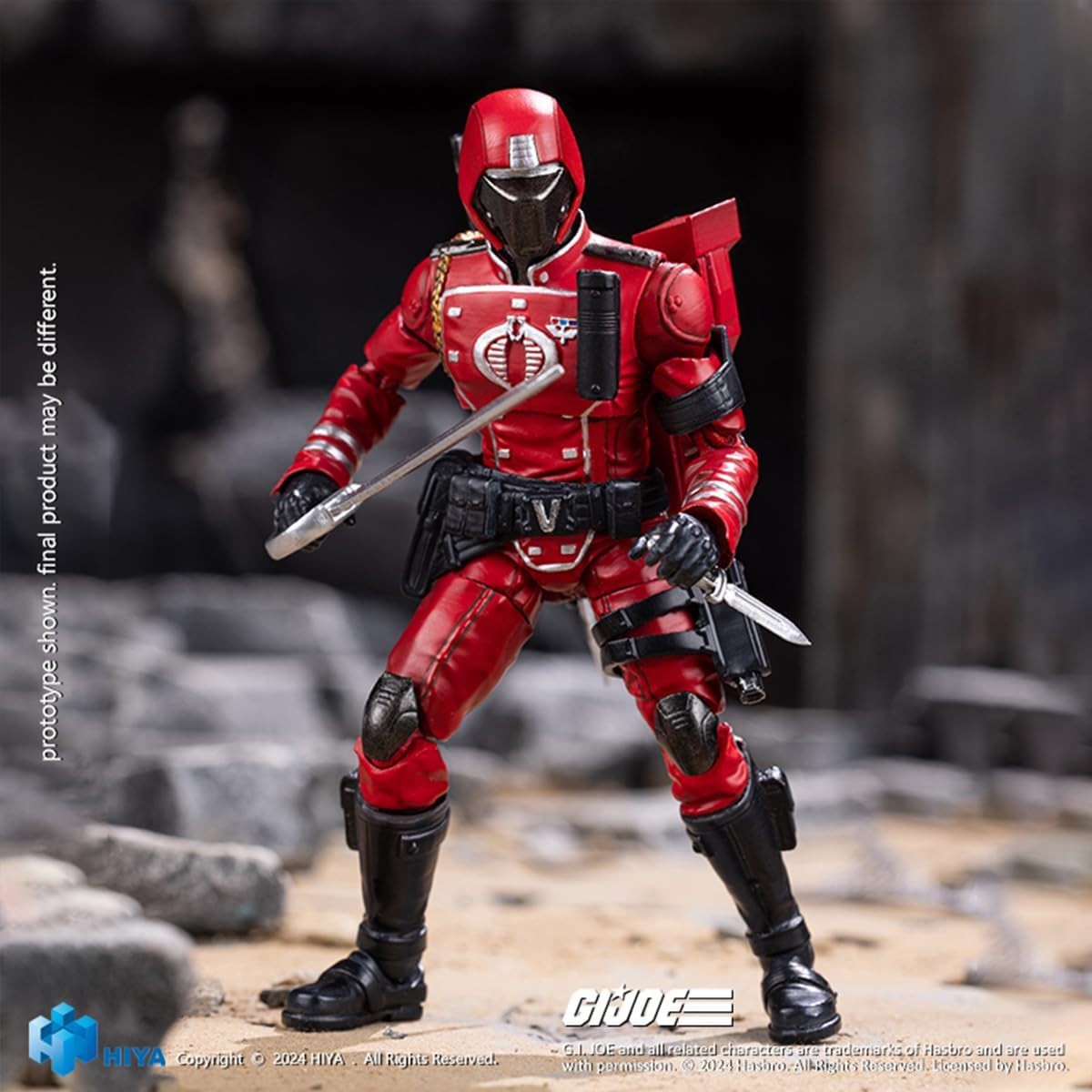 HIYA TOYS - Mini serie Exquisite 1/18 - G.I.Joe - Crimson Guard