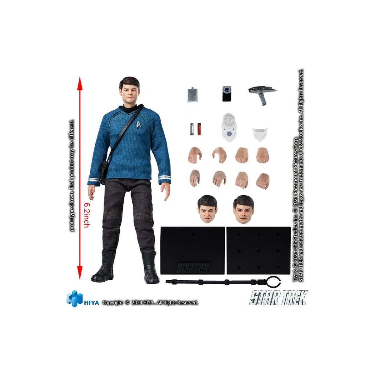 HIYA TOYS - Serie Exquisite Super 1/12 - Star Trek (2009) McCoy
