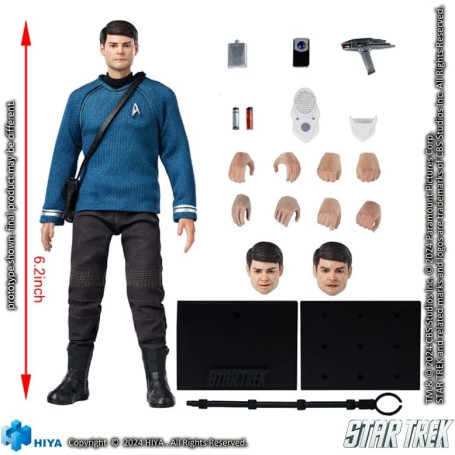 HIYA TOYS - Serie Exquisite Super 1/12 - Star Trek (2009) McCoy