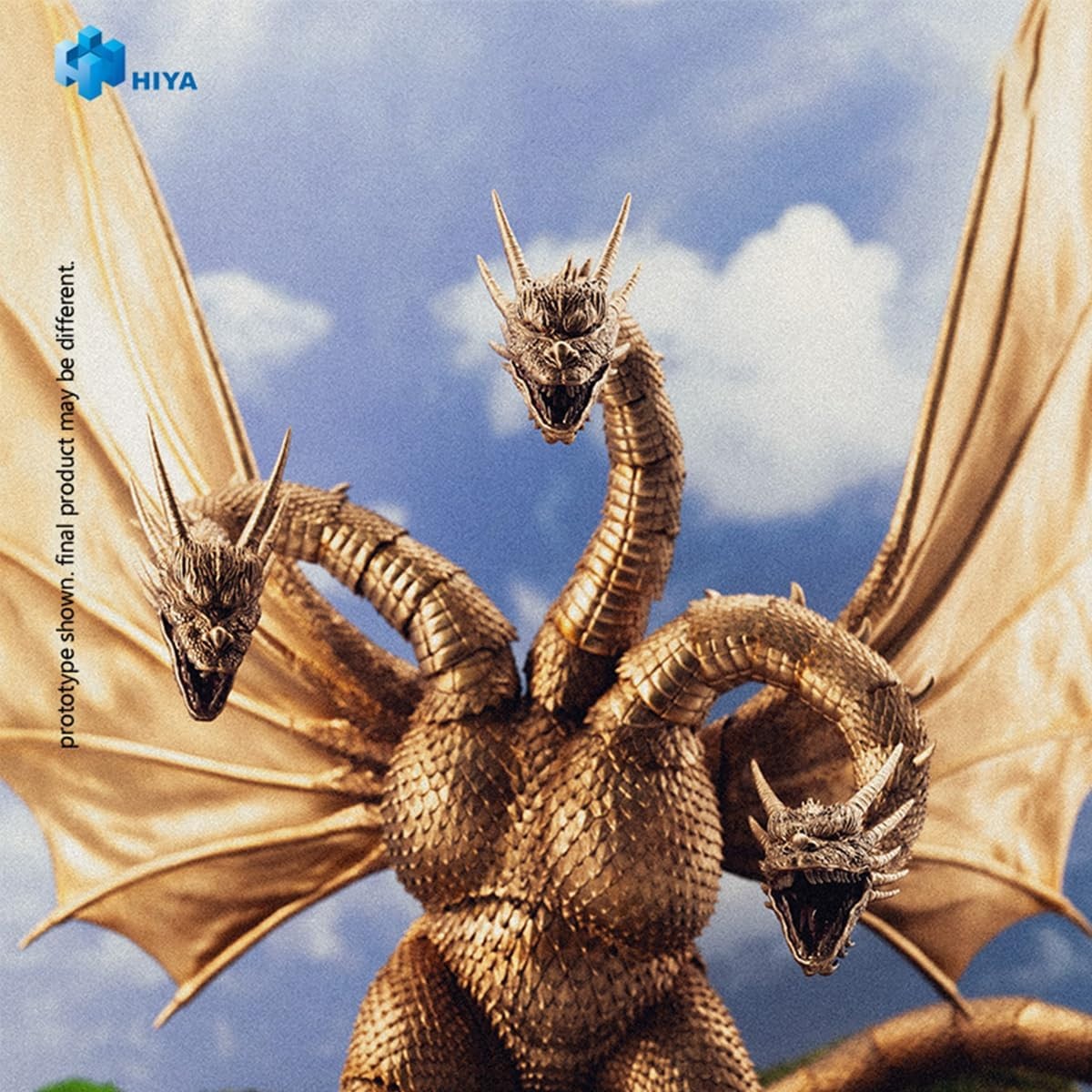 HIYA TOYS - Serie base squisita 1/12 - Godzilla vs. King Ghidorah (1991) - GHIDORAH