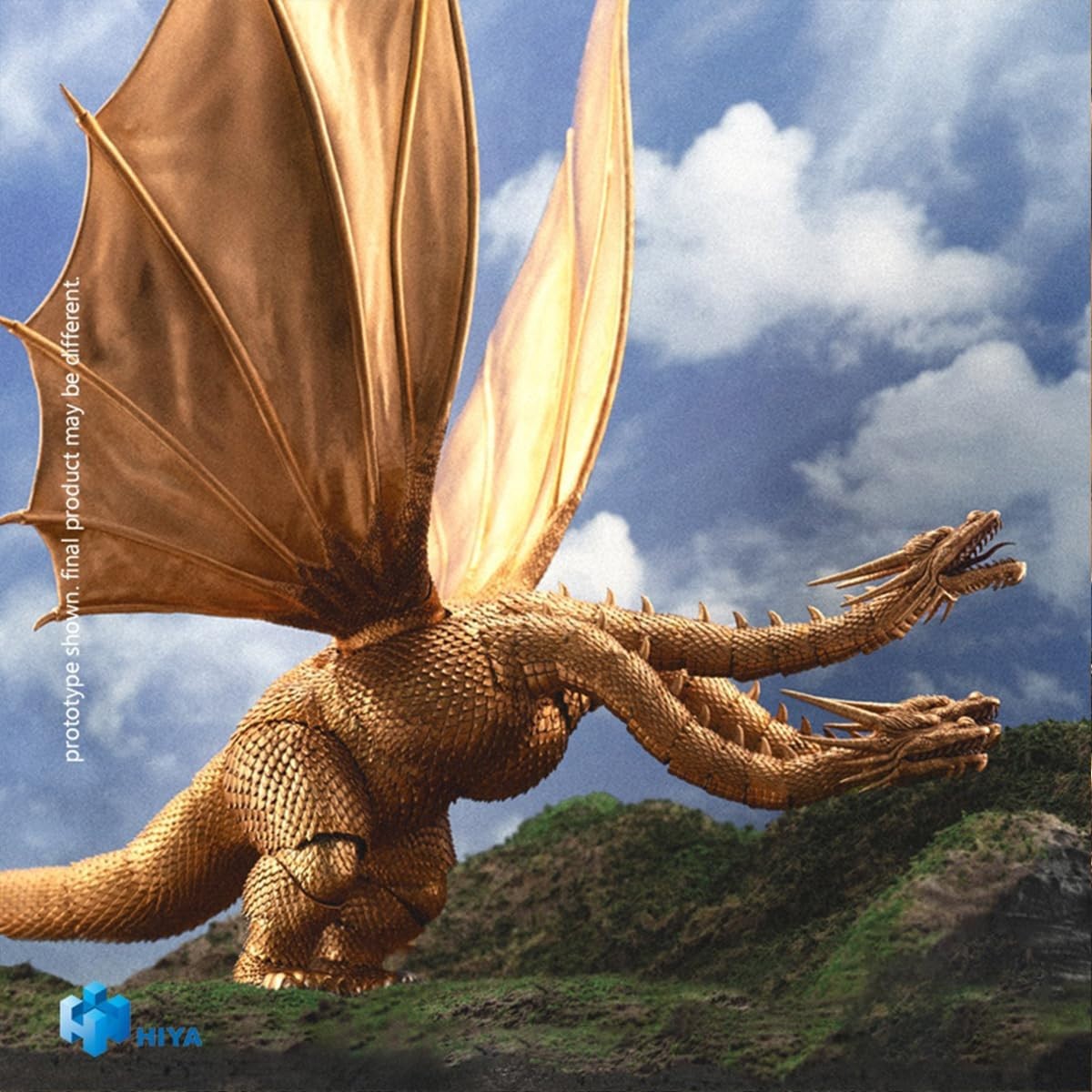 HIYA TOYS - Serie base squisita 1/12 - Godzilla vs. King Ghidorah (1991) - GHIDORAH
