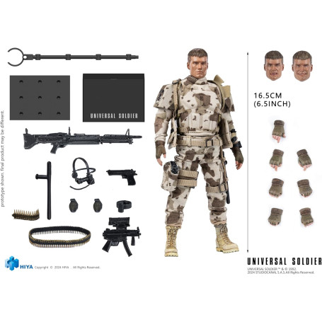 HIYA TOYS - Serie Exquisite Super 1/12 - Universal Soldier (1992) Andrew Scott