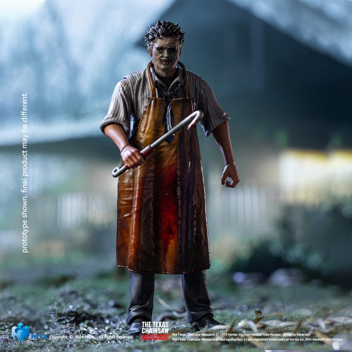 HIYA TOYS - Mini serie Exquisite 1/18 - Leatherface - Il massacro della motosega (1974)