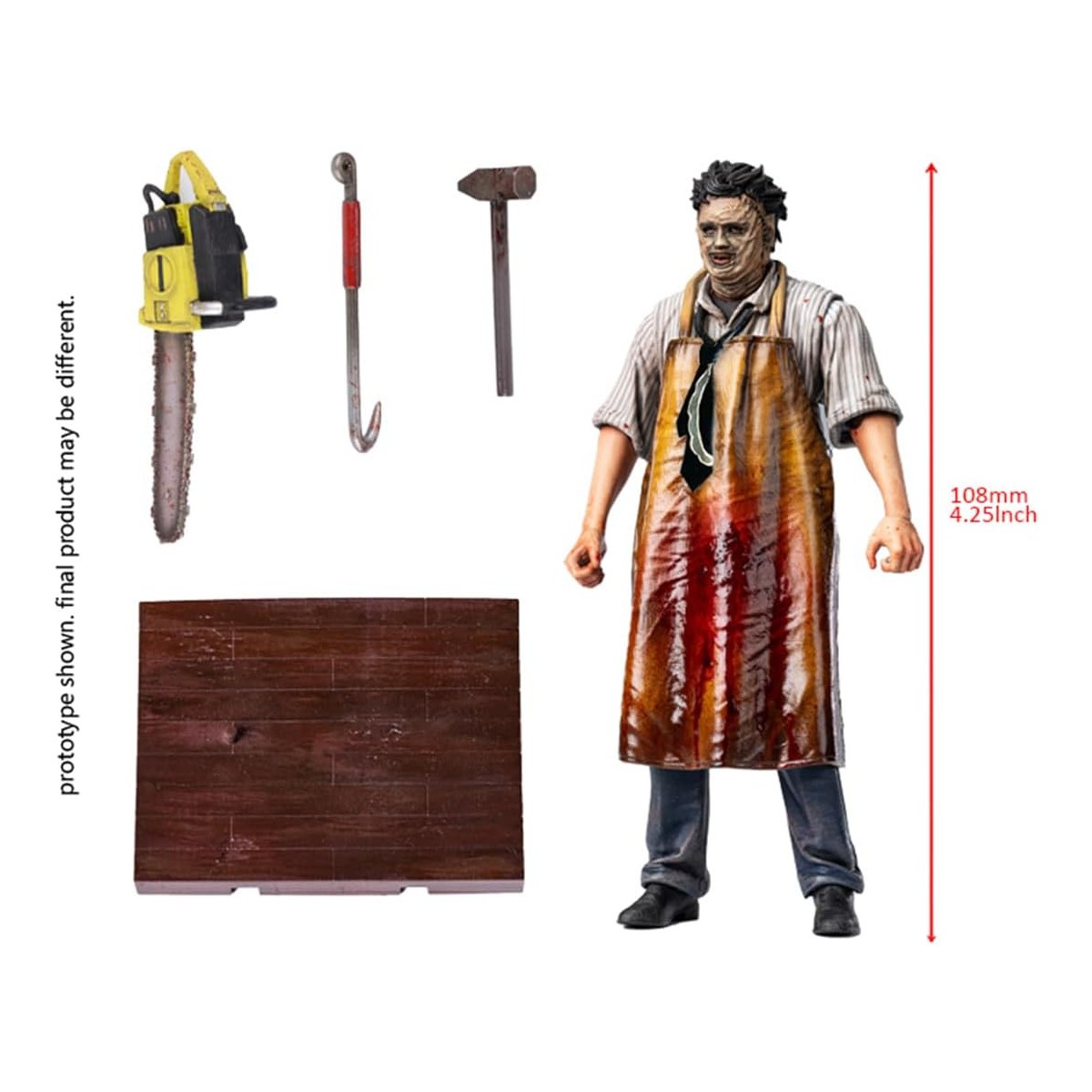 HIYA TOYS - Mini serie Exquisite 1/18 - Leatherface - Il massacro della motosega (1974)