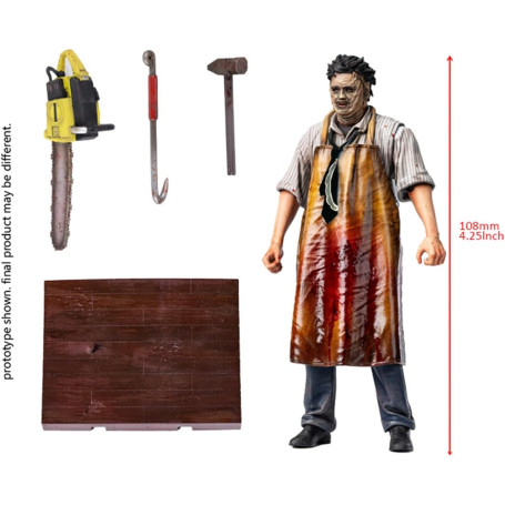 HIYA TOYS - Mini serie Exquisite 1/18 - Leatherface - Il massacro della motosega (1974)