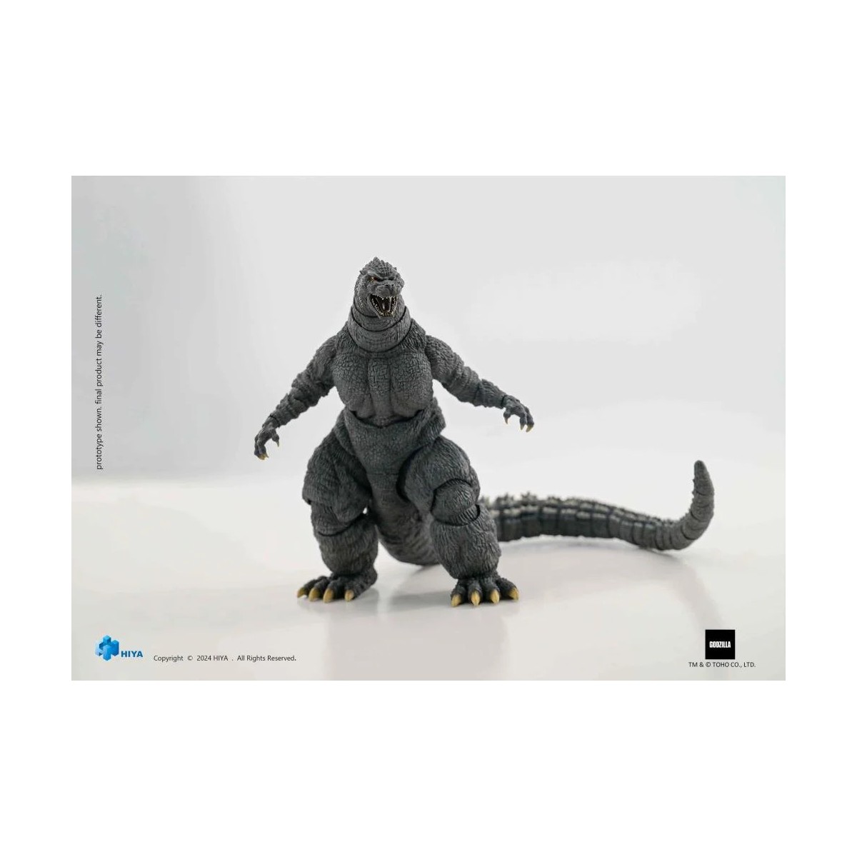HIYA TOYS - Serie base squisita 1/12 - Godzilla vs King Ghidorah (1991) Versione Hokkaido a raggi di calore