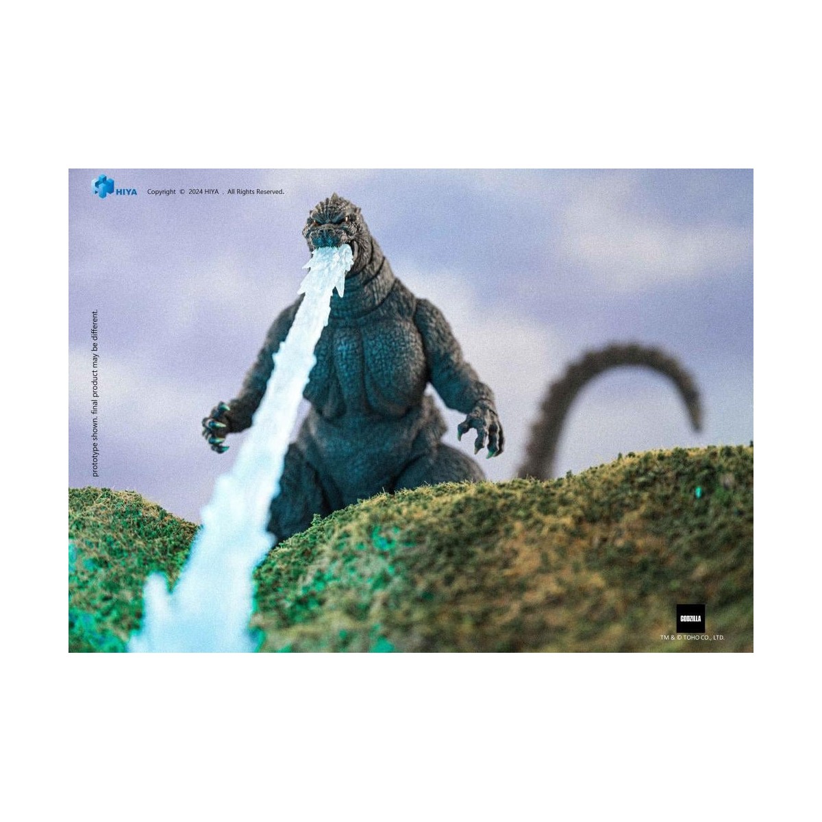 HIYA TOYS - Serie base squisita 1/12 - Godzilla vs King Ghidorah (1991) Versione Hokkaido a raggi di calore