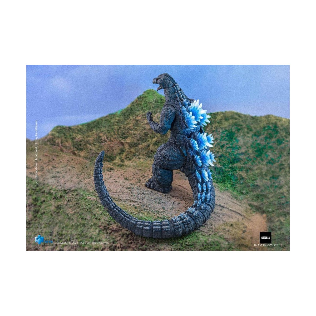 HIYA TOYS - Serie base squisita 1/12 - Godzilla vs King Ghidorah (1991) Versione Hokkaido a raggi di calore