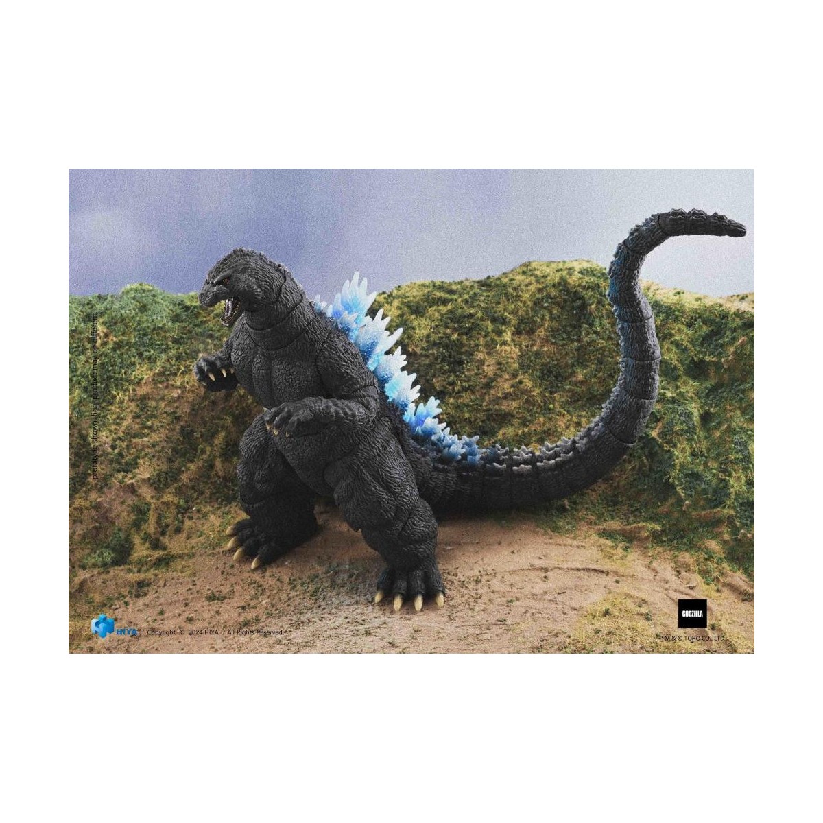 HIYA TOYS - Serie base squisita 1/12 - Godzilla vs King Ghidorah (1991) Versione Hokkaido a raggi di calore