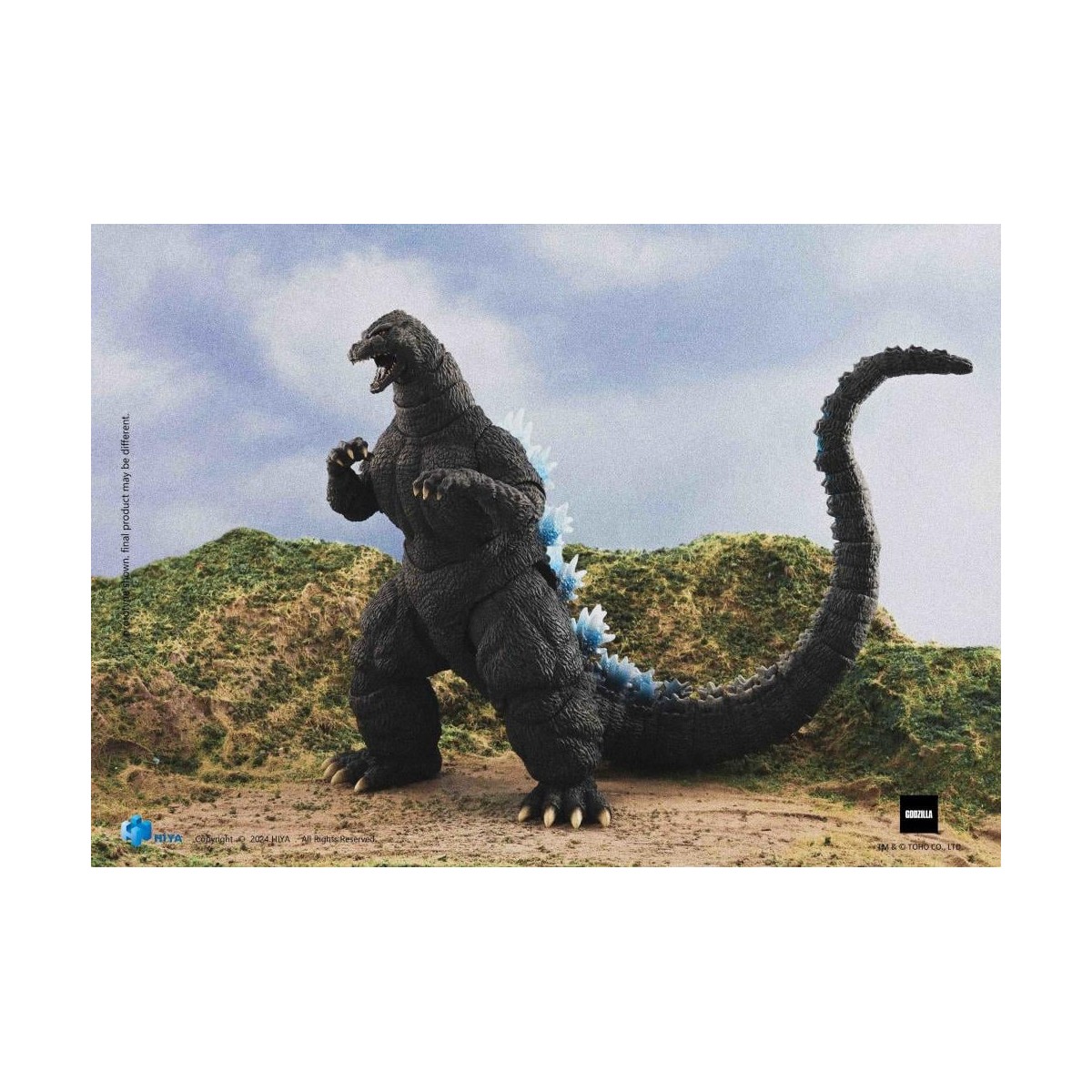 HIYA TOYS - Serie base squisita 1/12 - Godzilla vs King Ghidorah (1991) Versione Hokkaido a raggi di calore