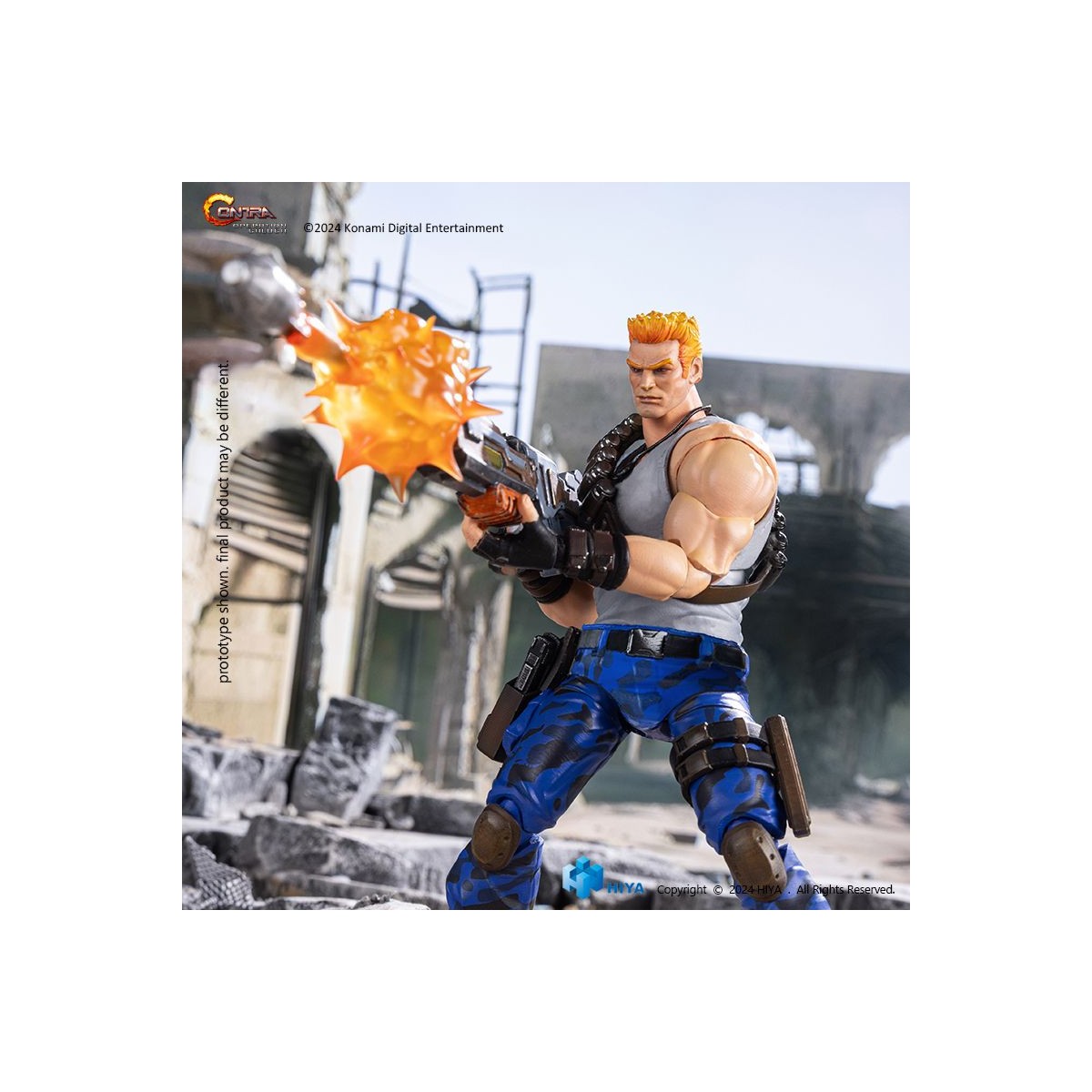HIYA TOYS - Serie base Exquisite 1/12 - CONTRA OPERAZIONE GALUGA Bill Rizer