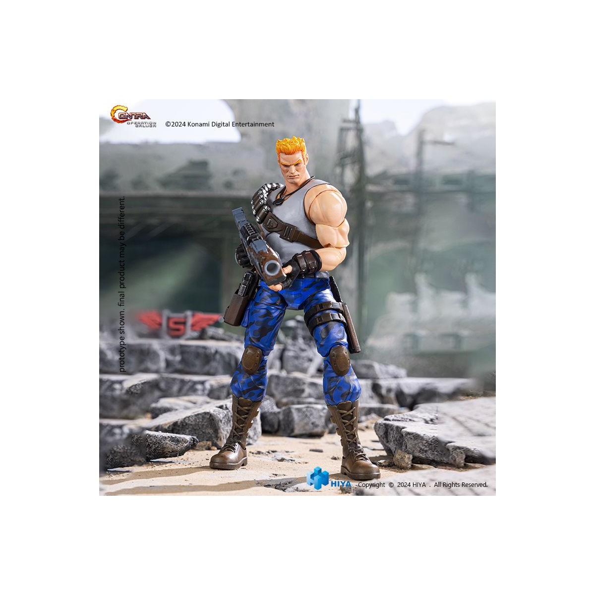HIYA TOYS - Serie base Exquisite 1/12 - CONTRA OPERAZIONE GALUGA Bill Rizer