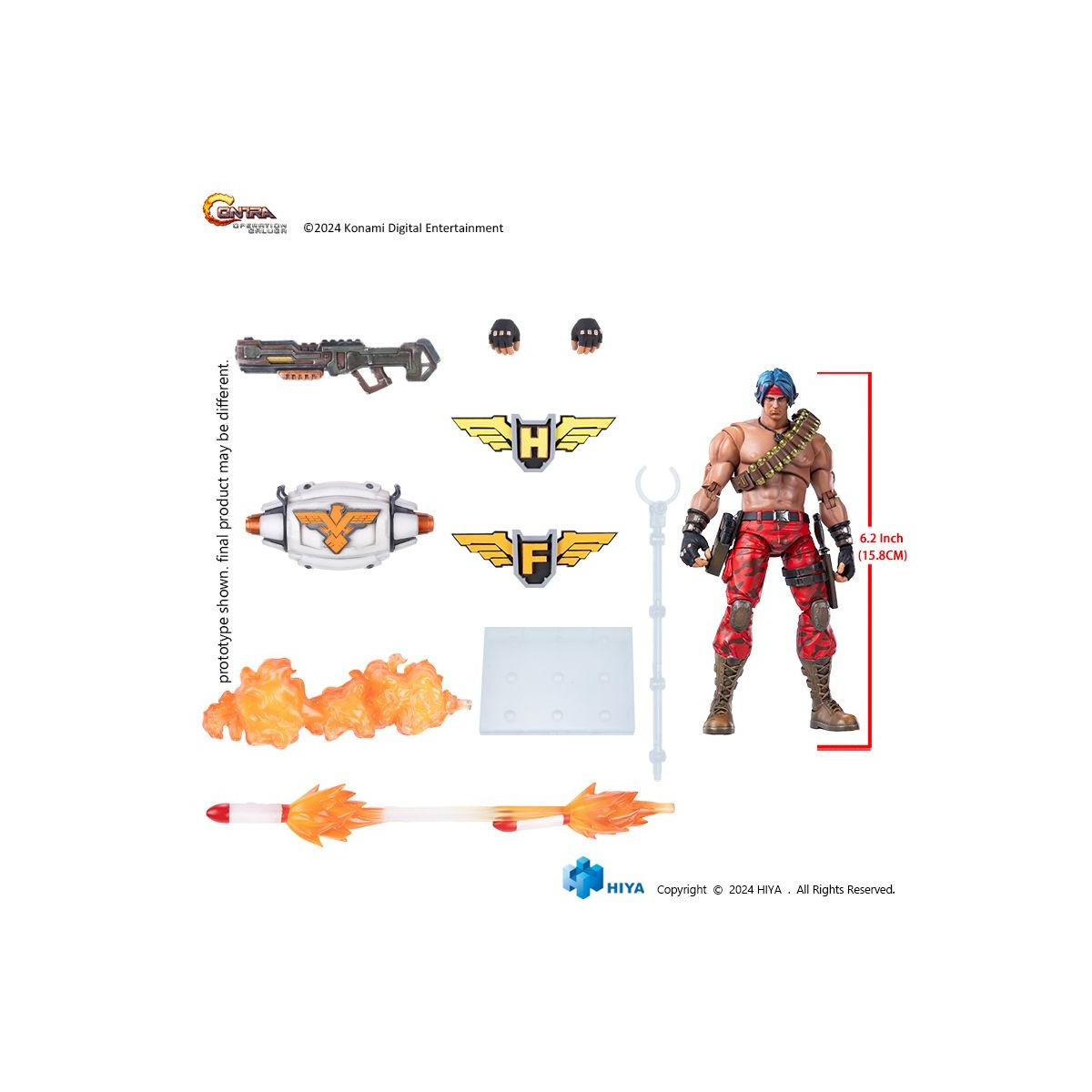 HIYA TOYS - Serie base Exquisite 1/12 - CONTRA OPERAZIONE GALUGA Lance Bean