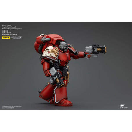 JoyToy Space Marines - Angeli del Sangue - Squadra Lacrime d'Angelo - Erelim con Volkite Serpentas 1/18