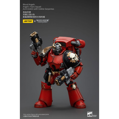 JoyToy Space Marine - Angeli del Sangue - Squadra Lacrime d'Angelo - Arci-Erelim con Serpentas Volkite 1/18
