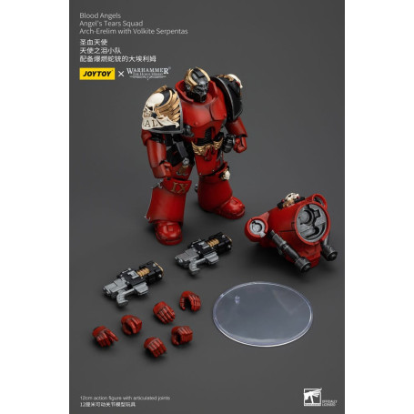 JoyToy Space Marine - Angeli del Sangue - Squadra Lacrime d'Angelo - Arci-Erelim con Serpentas Volkite 1/18