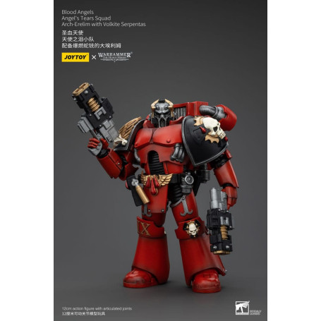 JoyToy Space Marine - Angeli del Sangue - Squadra Lacrime d'Angelo - Arci-Erelim con Serpentas Volkite 1/18