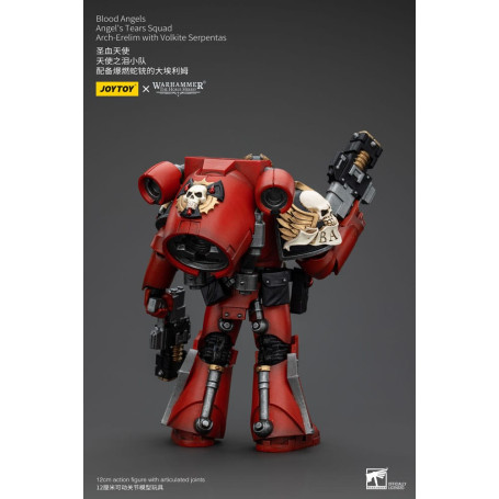 JoyToy Space Marine - Angeli del Sangue - Squadra Lacrime d'Angelo - Arci-Erelim con Serpentas Volkite 1/18