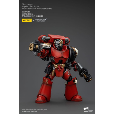 JoyToy Space Marine - Angeli del Sangue - Squadra Lacrime d'Angelo - Arci-Erelim con Serpentas Volkite 1/18