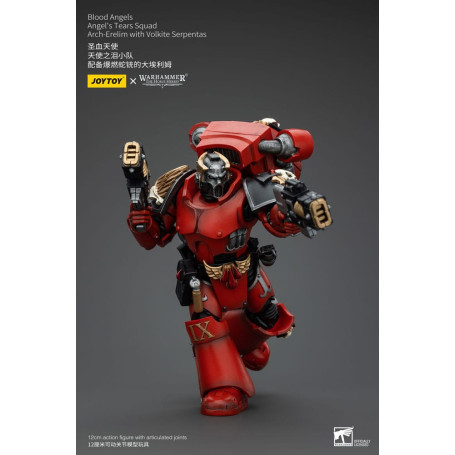 JoyToy Space Marine - Angeli del Sangue - Squadra Lacrime d'Angelo - Arci-Erelim con Serpentas Volkite 1/18