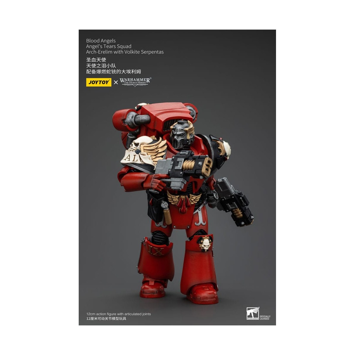 JoyToy Space Marine - Angeli del Sangue - Squadra Lacrime d'Angelo - Arci-Erelim con Serpentas Volkite 1/18
