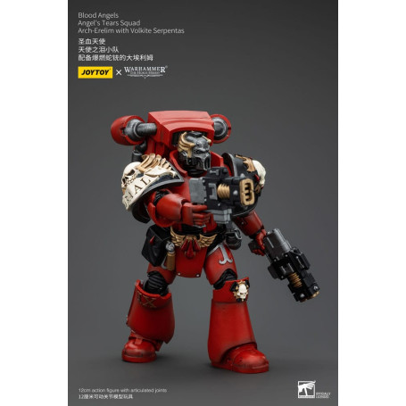 JoyToy Space Marine - Angeli del Sangue - Squadra Lacrime d'Angelo - Arci-Erelim con Serpentas Volkite 1/18