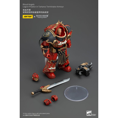 Joytoy - Warhammer - Angeli del Sangue - Pretore della Legione in armatura Tartaros Terminator - L'Eresia di Horus