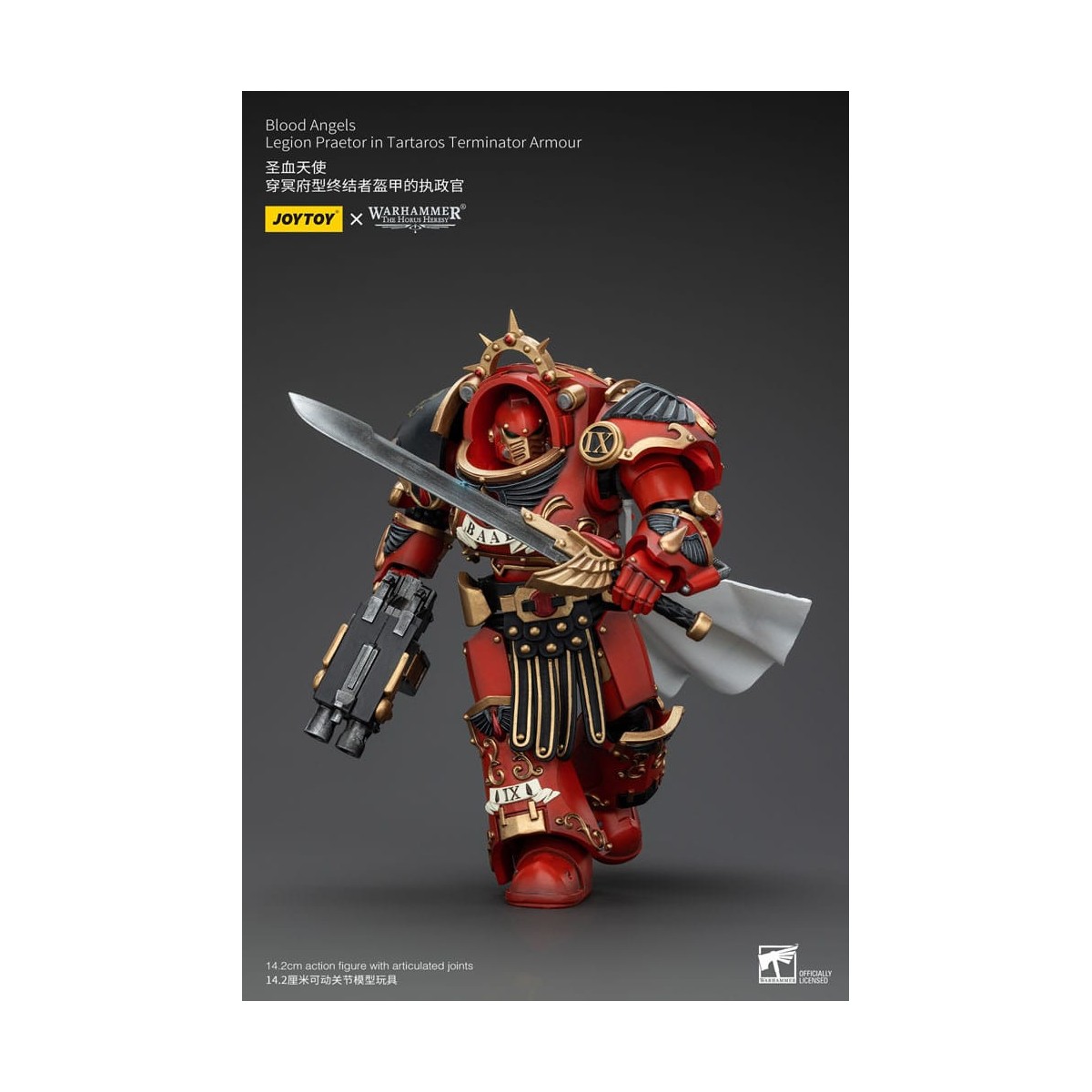 Joytoy - Warhammer - Angeli del Sangue - Pretore della Legione in armatura Tartaros Terminator - L'Eresia di Horus