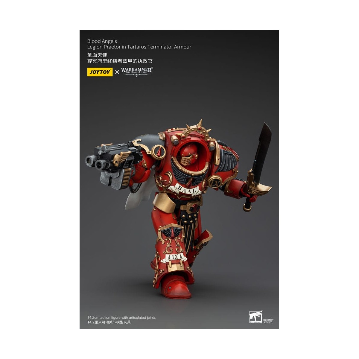 Joytoy - Warhammer - Angeli del Sangue - Pretore della Legione in armatura Tartaros Terminator - L'Eresia di Horus