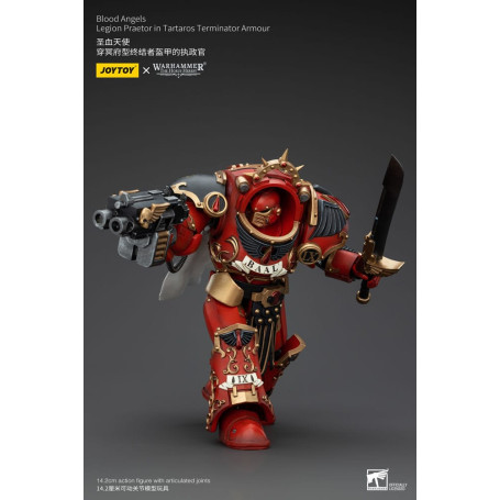 Joytoy - Warhammer - Angeli del Sangue - Pretore della Legione in armatura Tartaros Terminator - L'Eresia di Horus