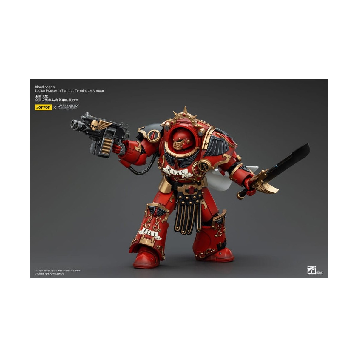 Joytoy - Warhammer - Angeli del Sangue - Pretore della Legione in armatura Tartaros Terminator - L'Eresia di Horus
