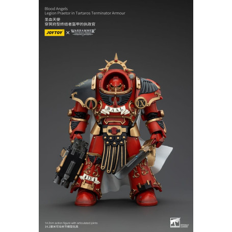 Joytoy - Warhammer - Angeli del Sangue - Pretore della Legione in armatura Tartaros Terminator - L'Eresia di Horus