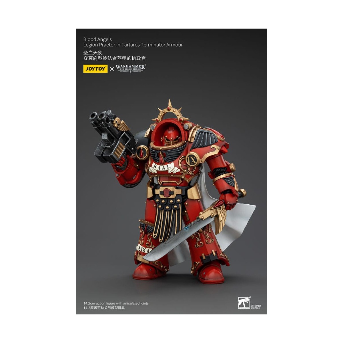 Joytoy - Warhammer - Angeli del Sangue - Pretore della Legione in armatura Tartaros Terminator - L'Eresia di Horus