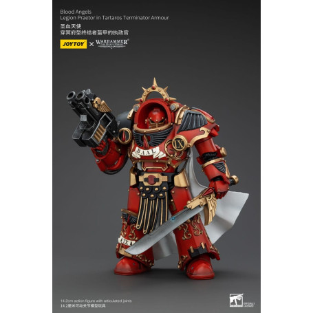 Joytoy - Warhammer - Angeli del Sangue - Pretore della Legione in armatura Tartaros Terminator - L'Eresia di Horus