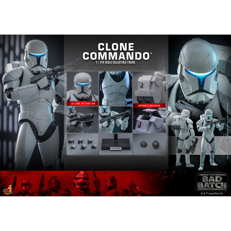 Hot Toys Star Wars - Clone Commando - Il lotto cattivo 1/6