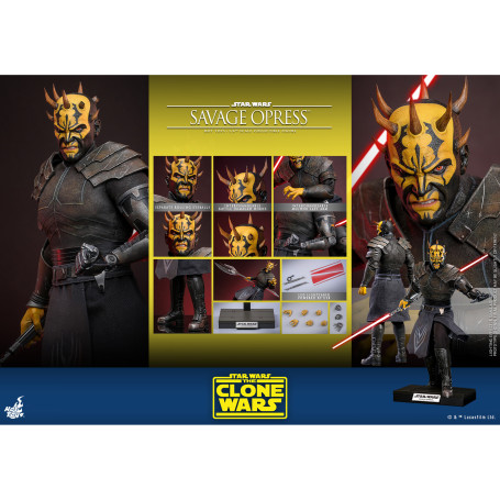 Hot Toys Star Wars - Savage Opress 1/6 - La Guerra dei Cloni