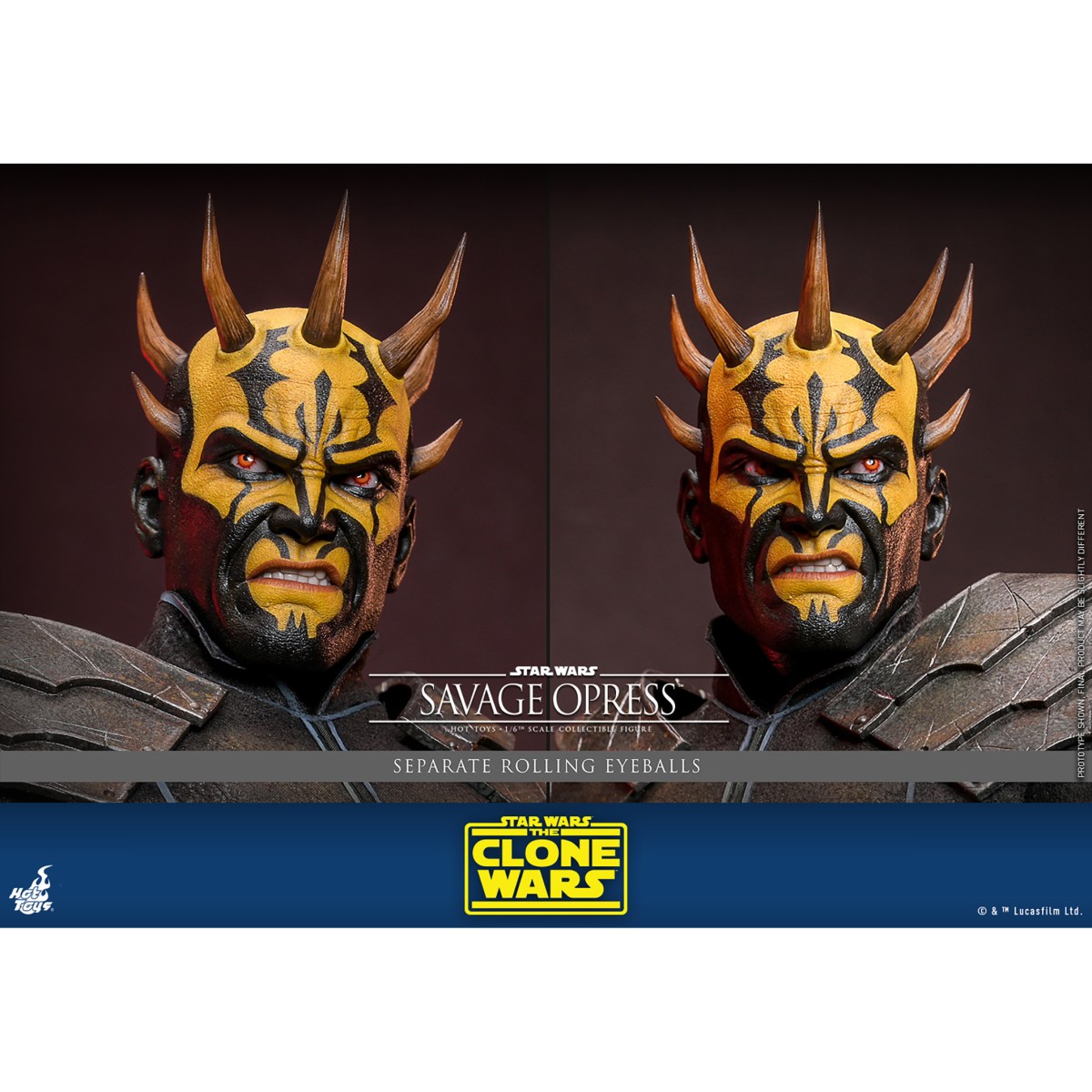 Hot Toys Star Wars - Savage Opress 1/6 - La Guerra dei Cloni