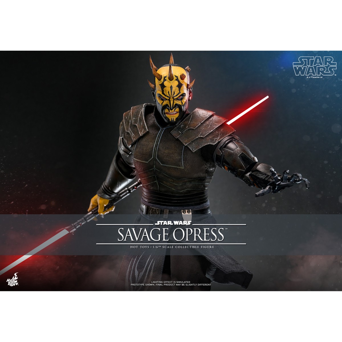 Hot Toys Star Wars - Savage Opress 1/6 - La Guerra dei Cloni