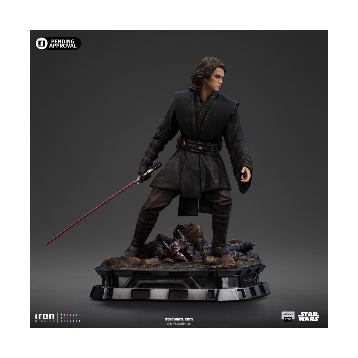 Iron Studios Star Wars - Anakin Skywalker versione Cavaliere Jedi - BDS Art Scala 1/10 - Ahsoka