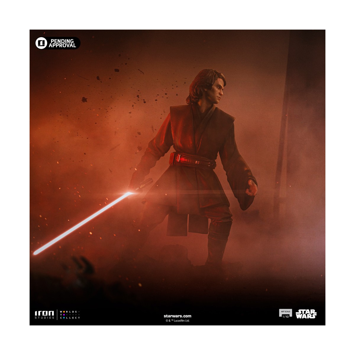 Iron Studios Star Wars - Anakin Skywalker versione Cavaliere Jedi - BDS Art Scala 1/10 - Ahsoka