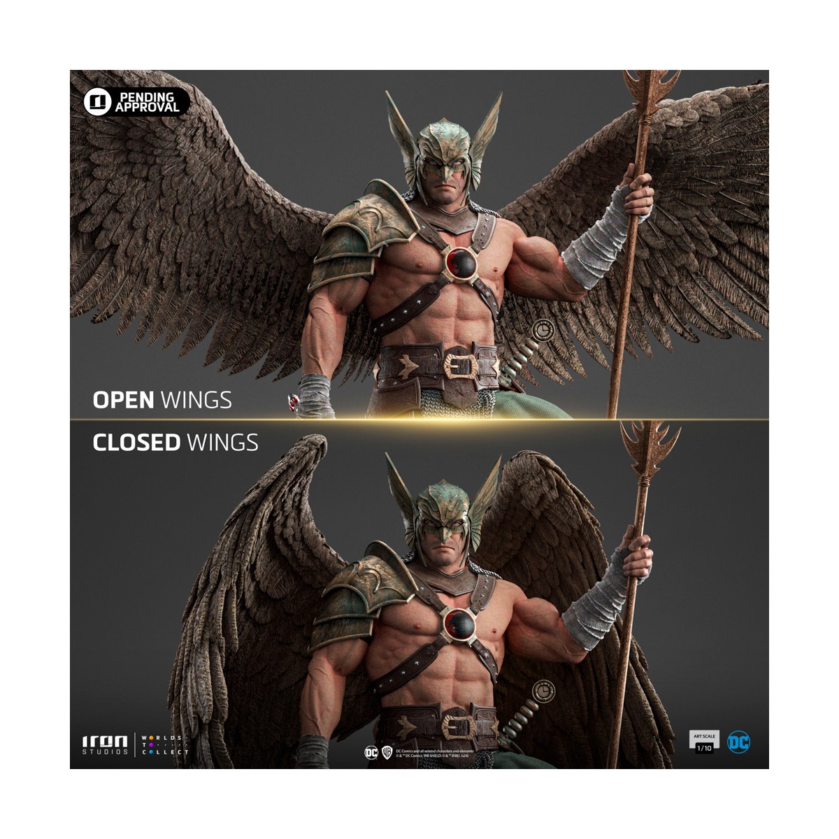 Iron Studios DC Comics - Hawkman 10° Anniversario BDS Arts Scala 1/10
