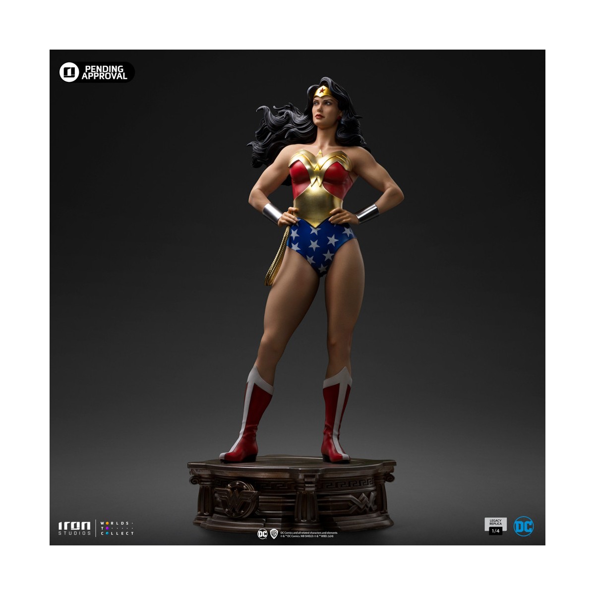Iron Studios DC Comics - WONDER WOMAN DC TRINITY - Replica Legacy 1/4
