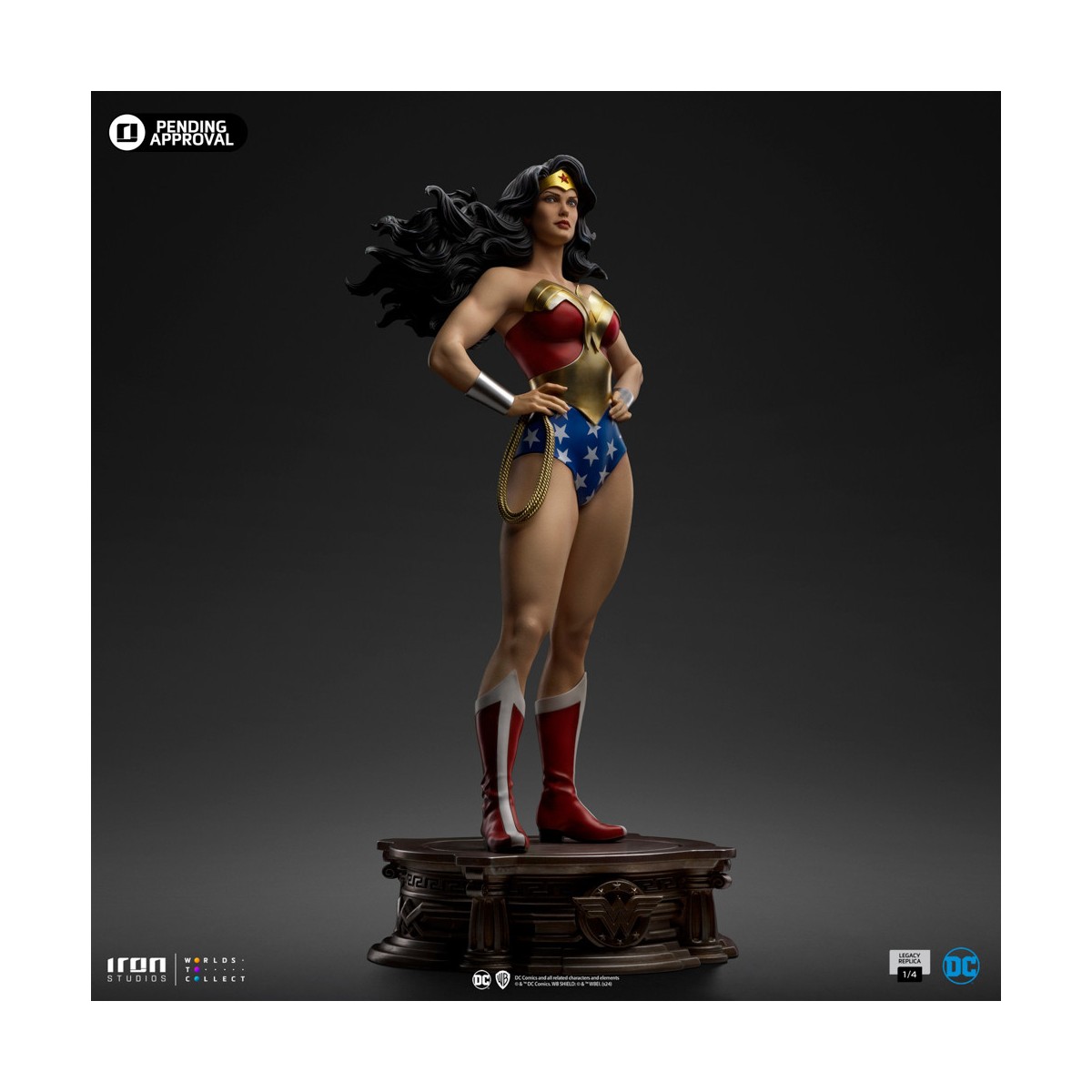 Iron Studios DC Comics - WONDER WOMAN DC TRINITY - Replica Legacy 1/4