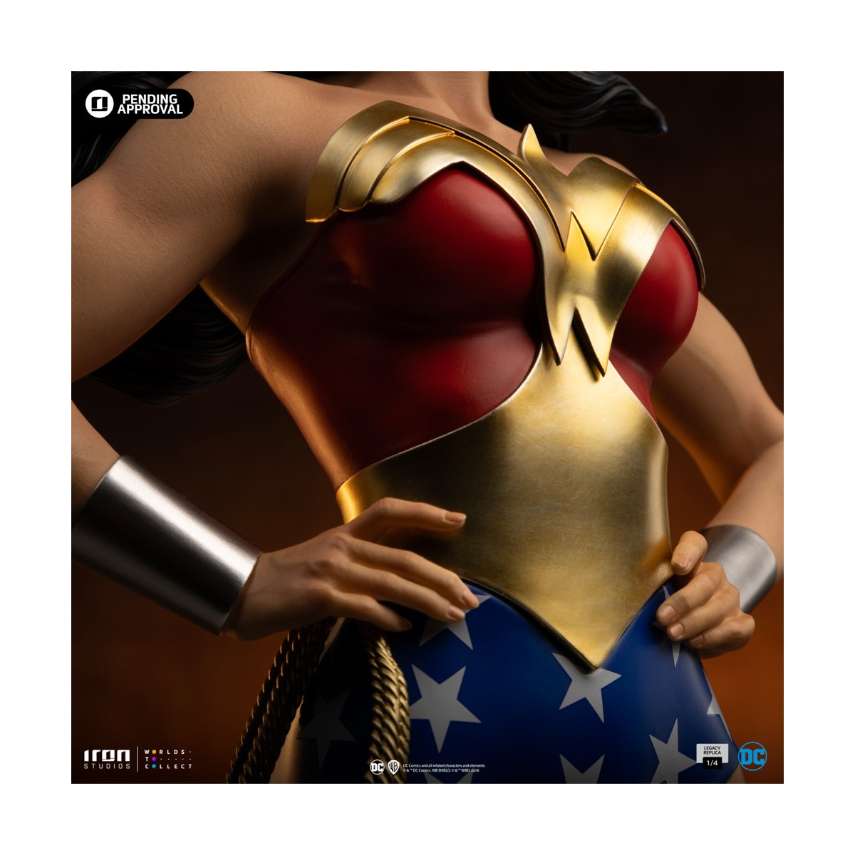 Iron Studios DC Comics - WONDER WOMAN DC TRINITY - Replica Legacy 1/4