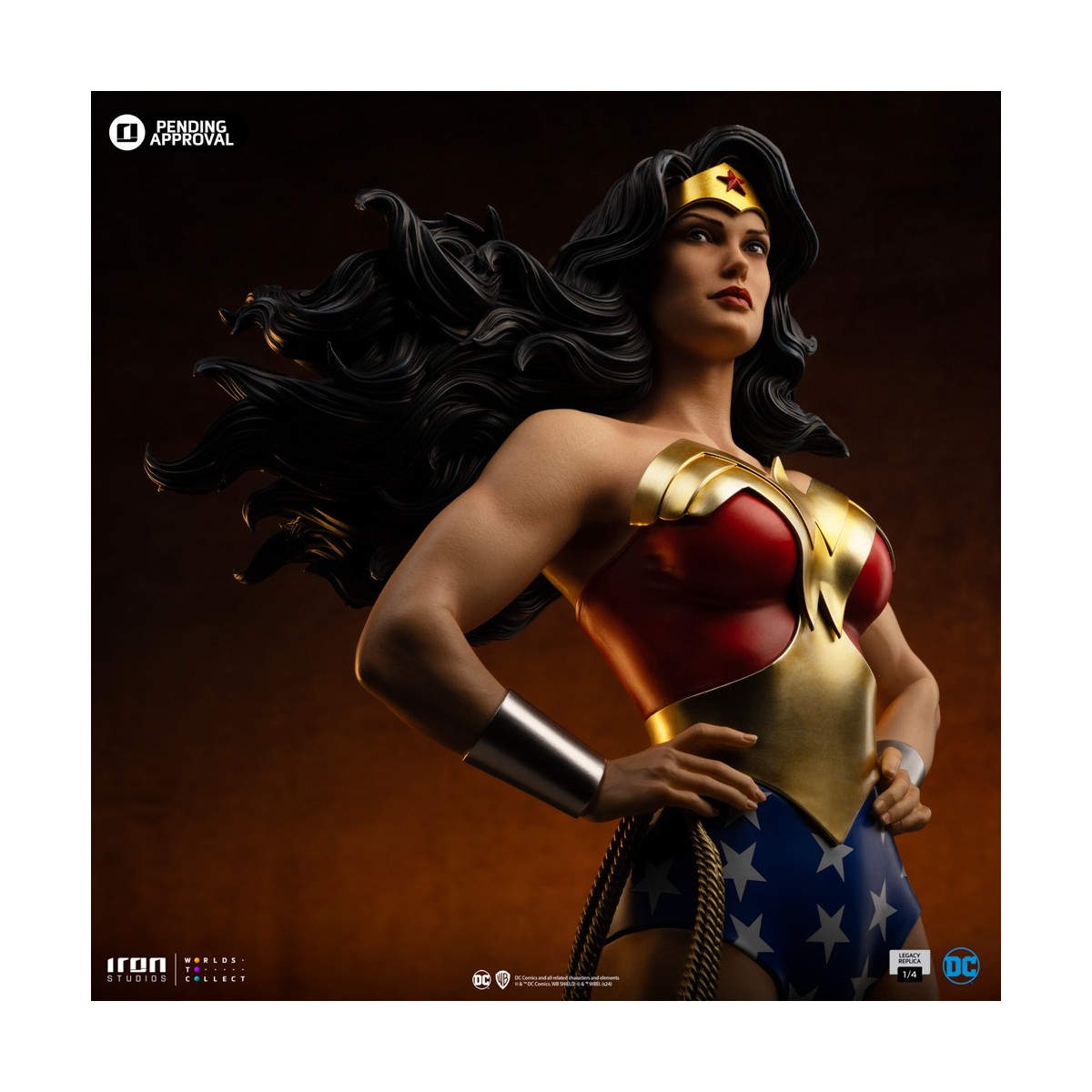 Iron Studios DC Comics - WONDER WOMAN DC TRINITY - Replica Legacy 1/4