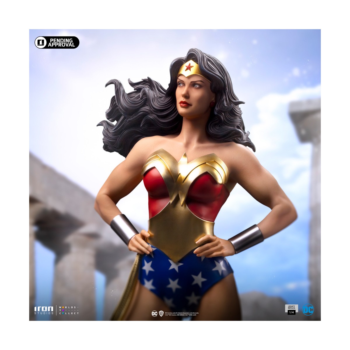 Iron Studios DC Comics - WONDER WOMAN DC TRINITY - Replica Legacy 1/4