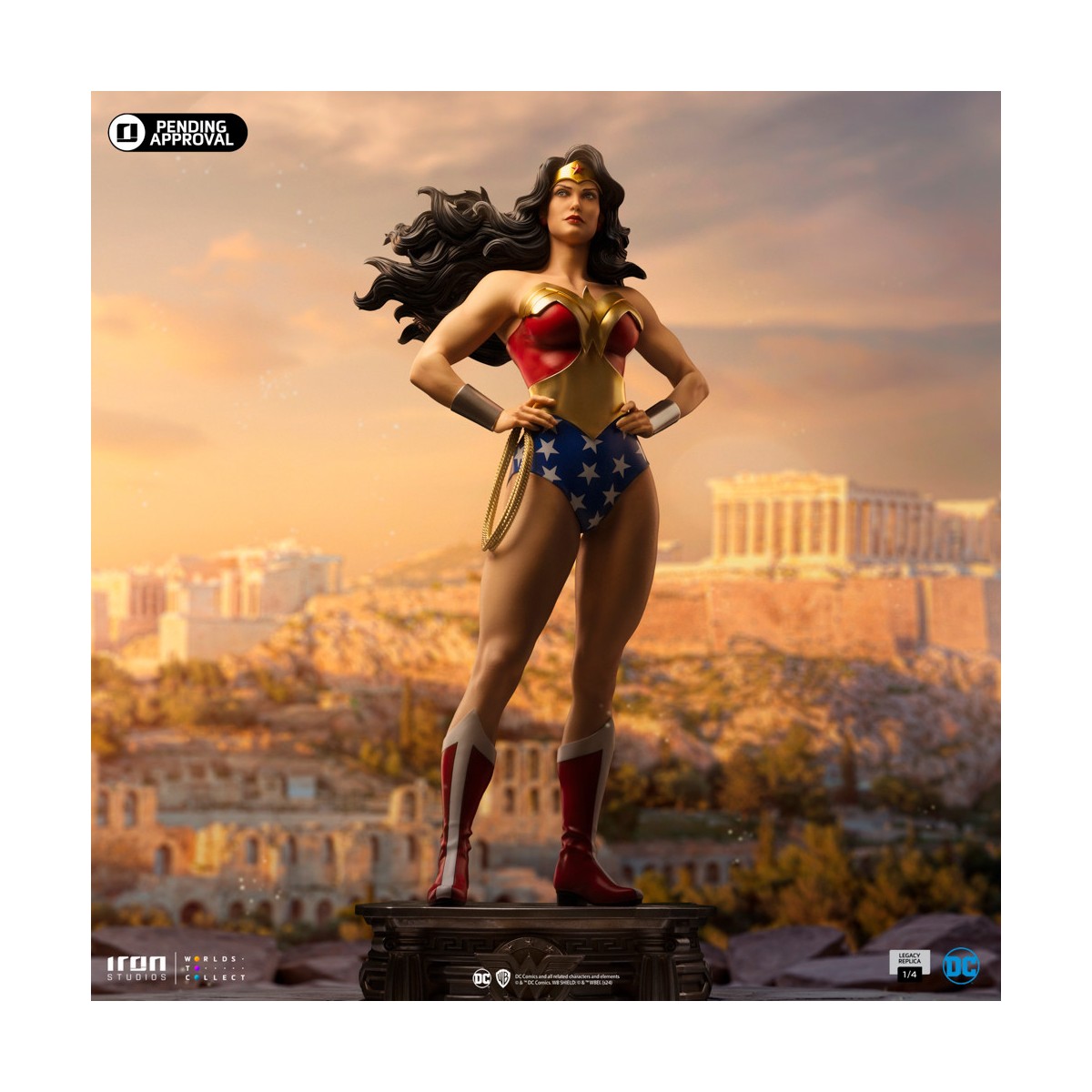 Iron Studios DC Comics - WONDER WOMAN DC TRINITY - Replica Legacy 1/4